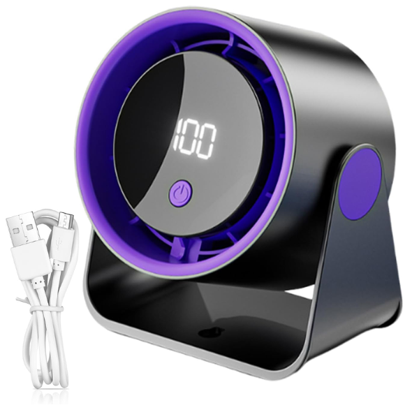 Quiet Desk Fan - 100 Speed Small Desk Fan