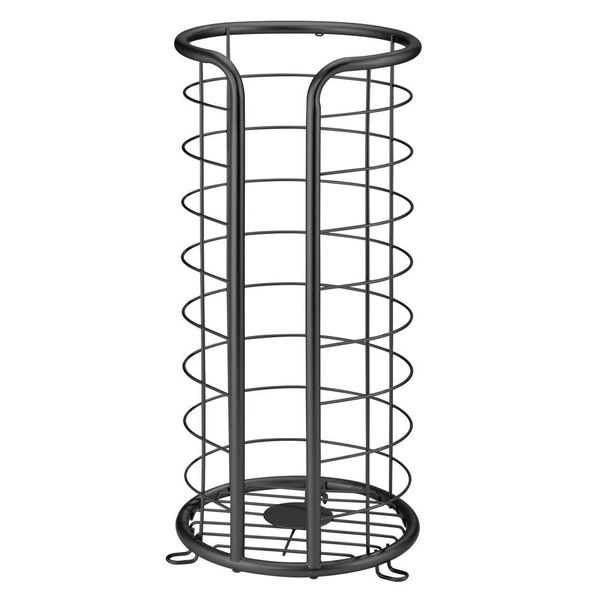 Elegant Toilet Roll Holder Storage - Black