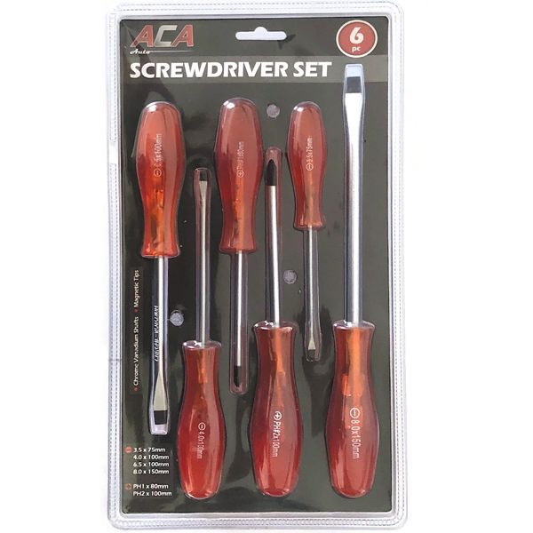 ACA 6 Piece Screwdriver Set