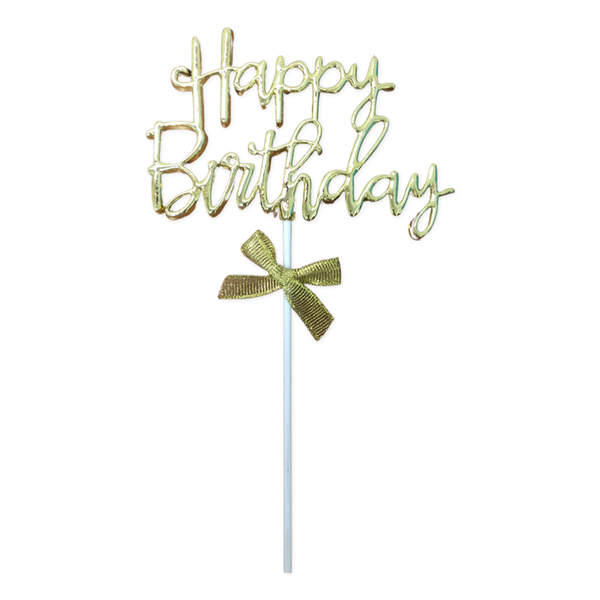 Happy Birthday Cake Topper 3d