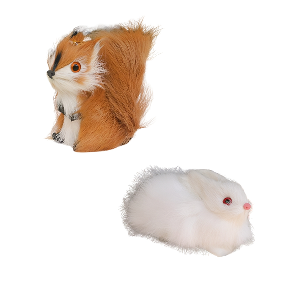Simulated Squirrel Gift Animal Model Holiday Decoration