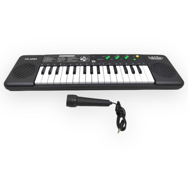 32-Key Electronic Keyboard and Microphone - Piano Toy for Kids
