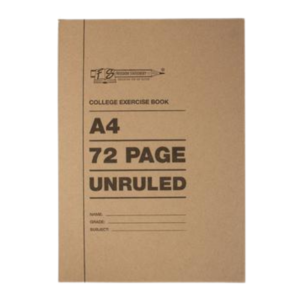 Stationery - A4 Soft Cover Book- 6 Pack