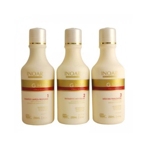 Inoar - G Hair Kit Shampoo, Conditioner And Mask 250ml