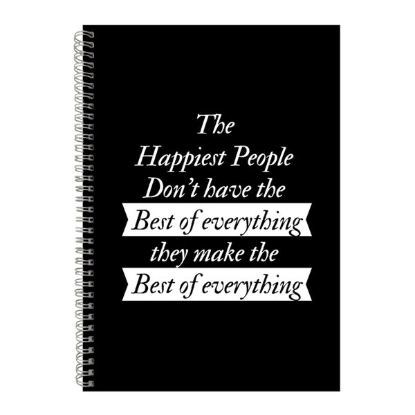 Best A4 Notebook Spiral Lined Motivational Sayings Graphic Notepad Gift 224