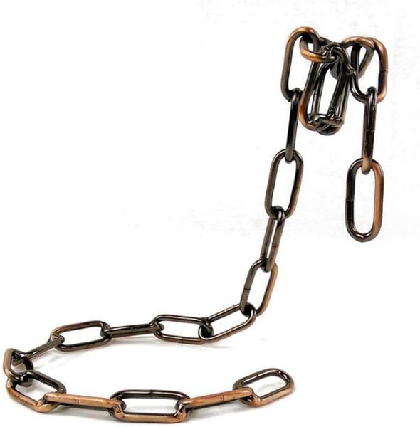 Magic Floating Steel Chain Wine Bottle Rack, Anti Gravity Suspension Chain