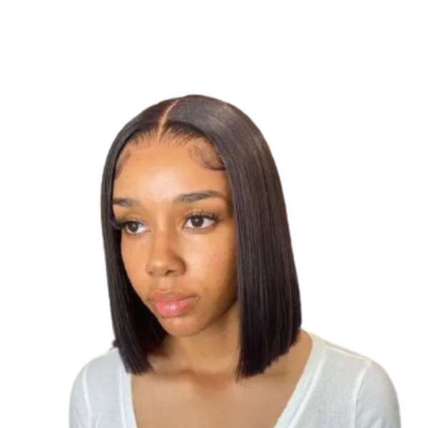 Brazilian Hair Wig, Straight Bob Cut Wig.