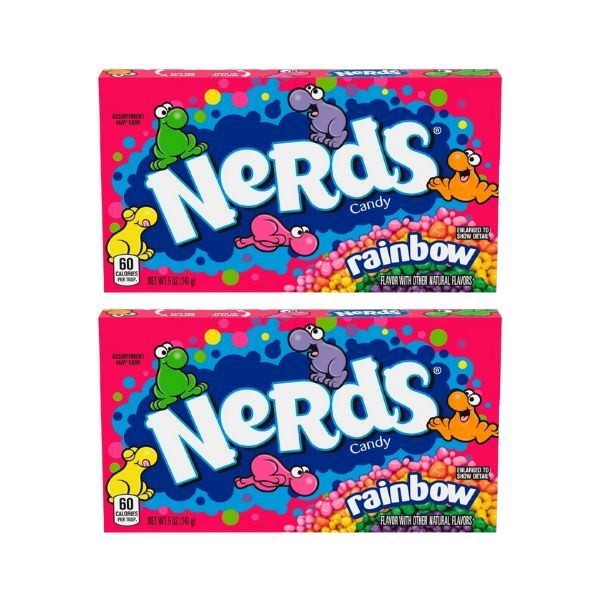 Nerds Rainbow Video Box - 2 x 141g