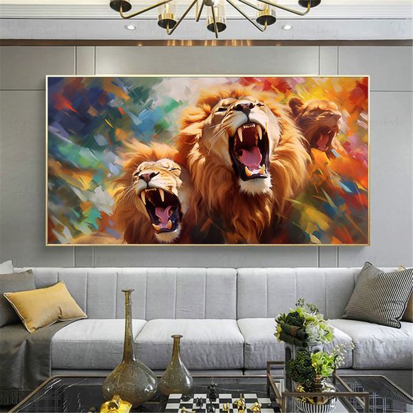 Canvas Wall Decor - Junglr Fury - 0477