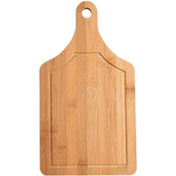 Bamboo Cutting Board, Meat Chopping Boards,Pizza Peel Paddle with Handle