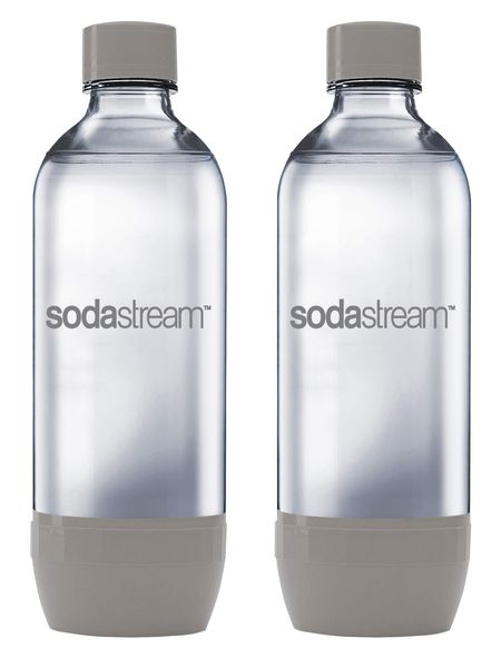 Sodastream carbonating bottles 1ltr Twin Pack