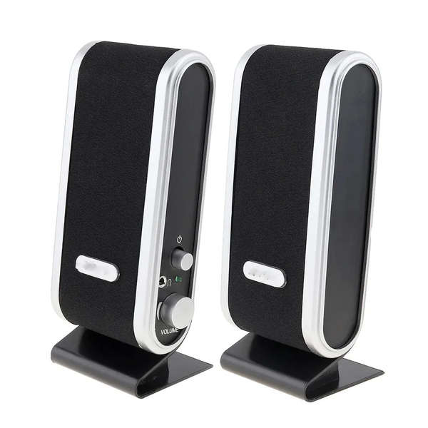3.5-inch Wired PC Laptop USB Stereo Speakers with 3.5mm Audio Jack
