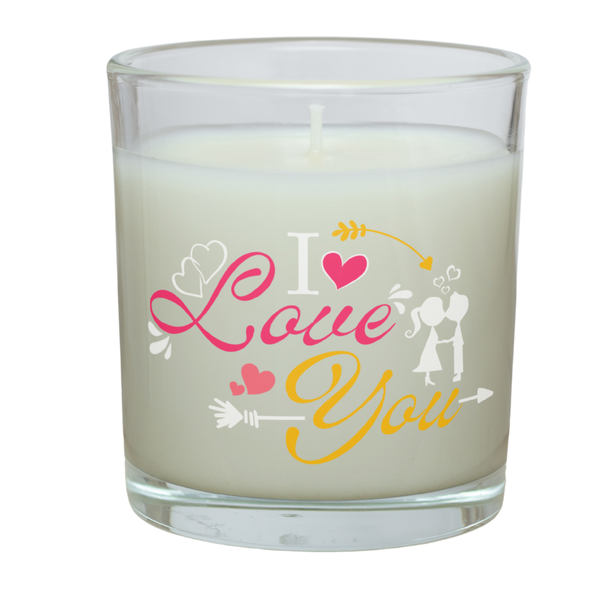 Senti Handmade Soy Candle - I Love You Kiss - Vanilla - 300 ml