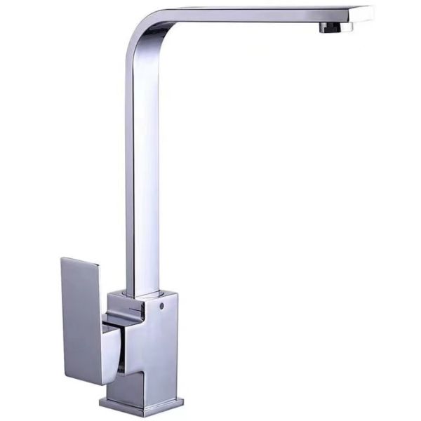 Brass Body Kitchen Mixer Tap With Hose Chrome-Plated