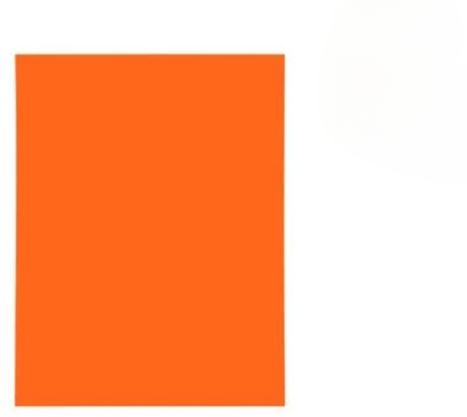 Bold Orange A2 160g Craft Sheet - Ideal for Posters &amp; Design