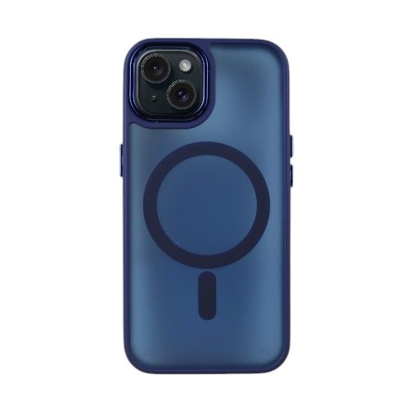 Premium Frosted MagSafe Case Compatible With IPH15 Pro - Blue