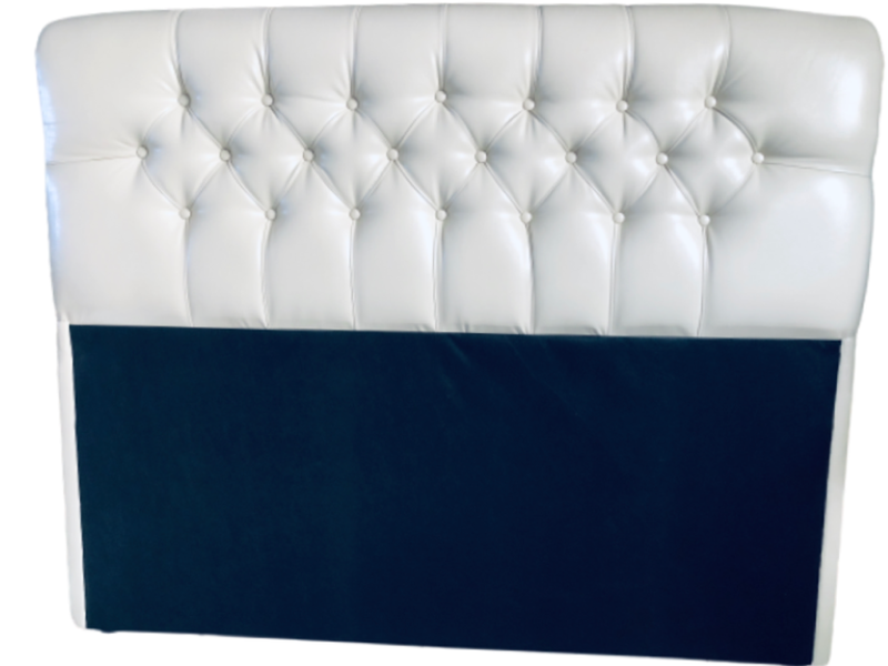 Amatis - Brown Leather Headboard Queen Size