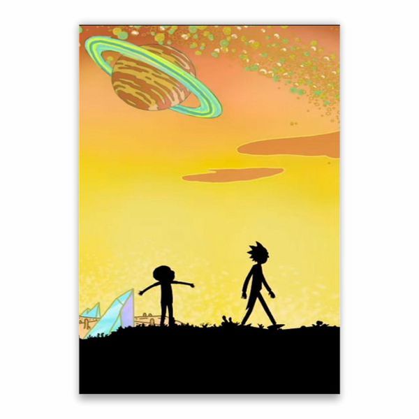 Rick And Morty Shadows Poster - A1
