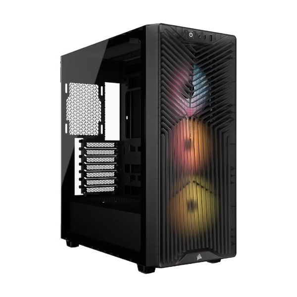 Corsair 3200D RS ARGB Mid-Tower Gaming PC Case 3× ARGB Fans Incl - Smoke