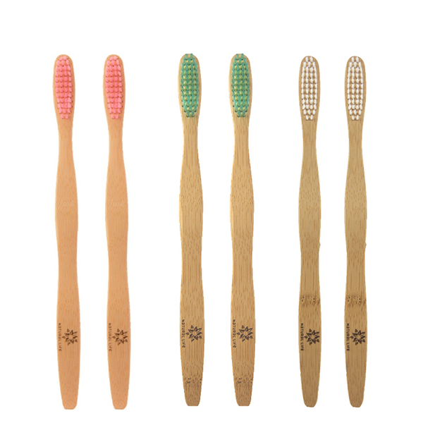 Bamboo Toothbrush - Medium Bristles (6 Pack)