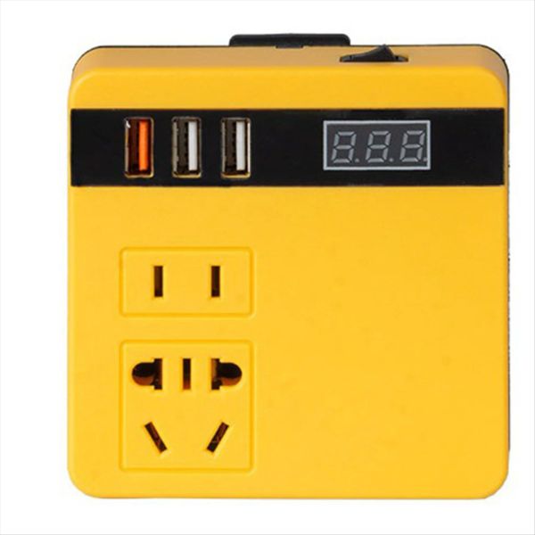 Multifunction Power Inverter DC 18V to 220V Inverter Adapter Power Supply I