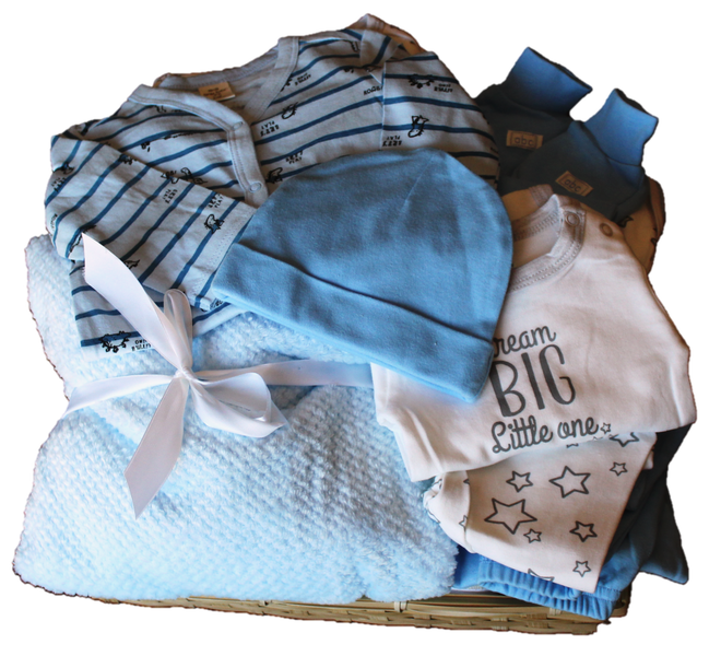 New Baby Boy (Blue) Gift Hamper