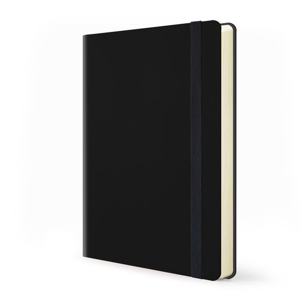 Flexi Premium Softcover Journal - 160gsm - Quality Dotted Pages - Black