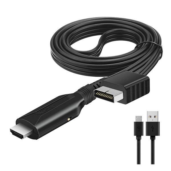 Wiistar for Ps2 To Hdmi-Compatibale Audio Video Converter Adapter
