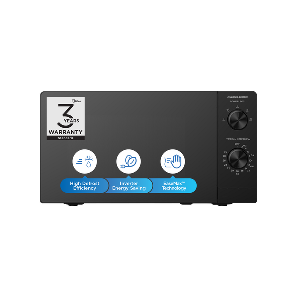 Midea 20L Microwave Inverter Manual - 700W - Black