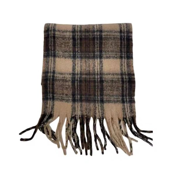 High-Grade Imitation Cashmere Scarf-Brown