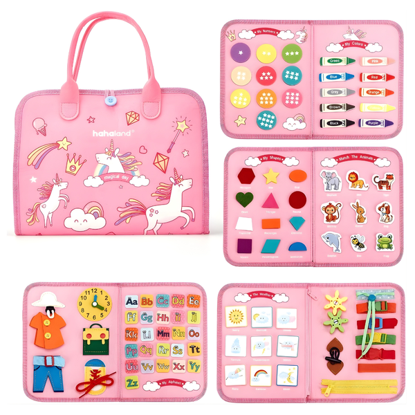 Bestby-Early Education Puzzle DIY Toy/Felt Learning Board for Kids 2-4Years