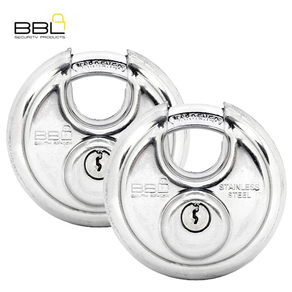 BBL Standard Discus Padlock - 70mm (4 Pack)