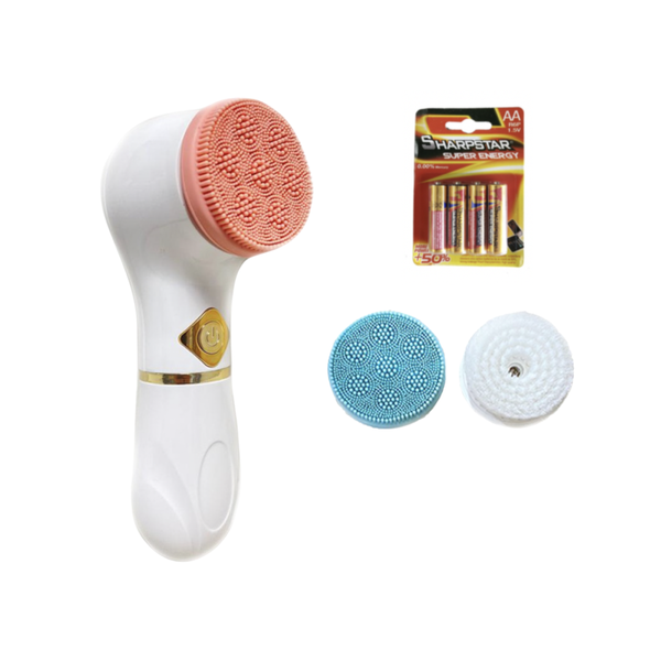 4D Face Washer + 4x AA Batteries