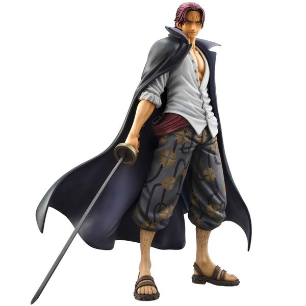 One Piece Shanks POP DX 25cm Tall Anime Figure with Interchangeable Parts