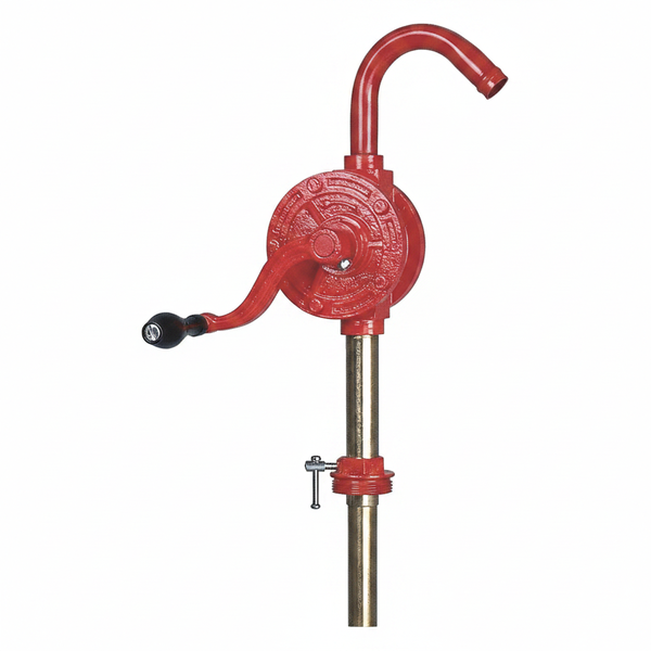 Groz Rotary Hand Pump 25mm for Liquid Transfer in Workshops