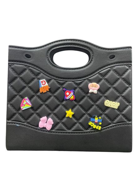 BC Silicone Handbag with Gold Bag Strap - B018 - Stylish Formal