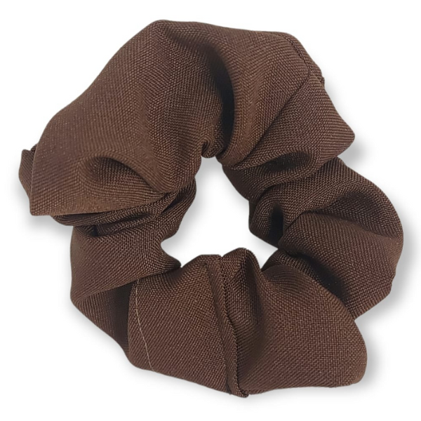 M&amp;N Hair Scrunchie - Dark Brown