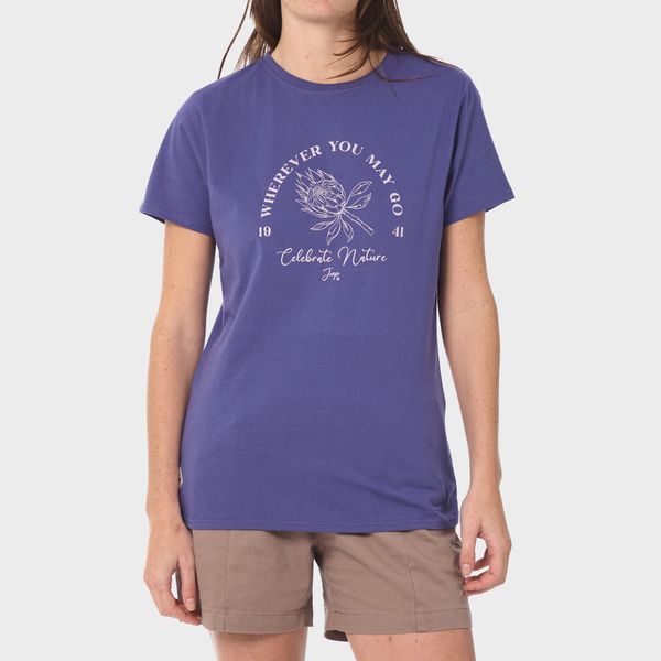 Fashion Protea Tee Blue
