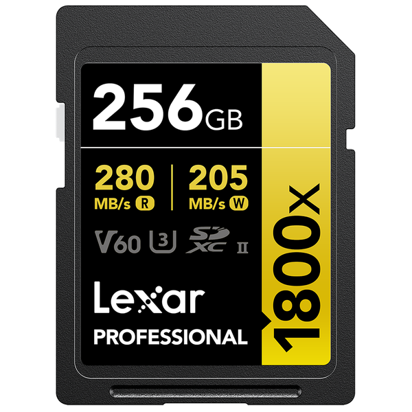 Lexar SD Gold 1800x UHS-II 256GB