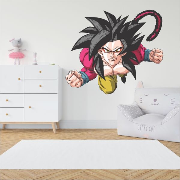 Dragon Ball Z SSJ4 Son Goku Flying