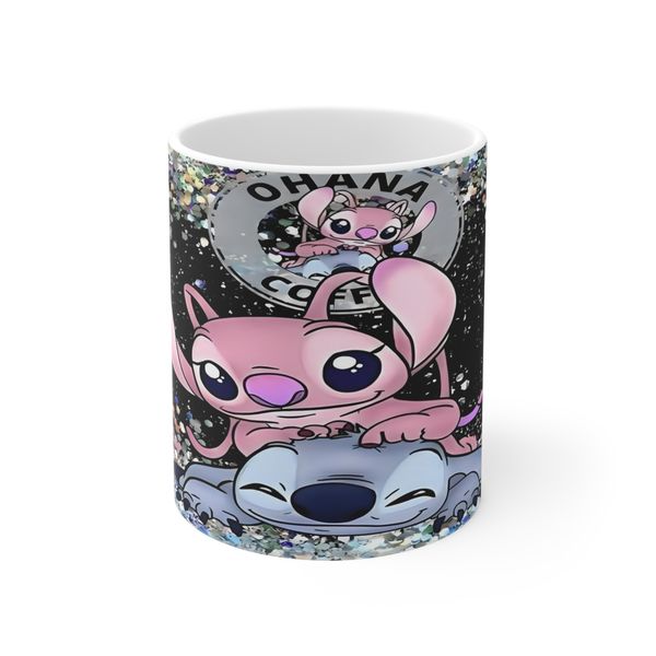 Stitch &amp; Angel Ohana Coffee Mug