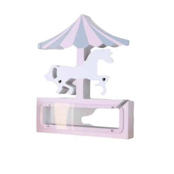Pink Carousel Money Box
