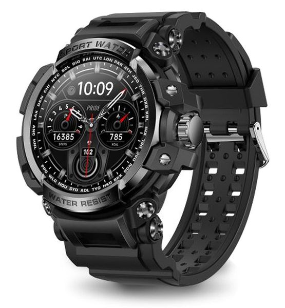 LC16 Military Smart Watch Fitness GPS Track Recording For Men Android &amp;iOS
