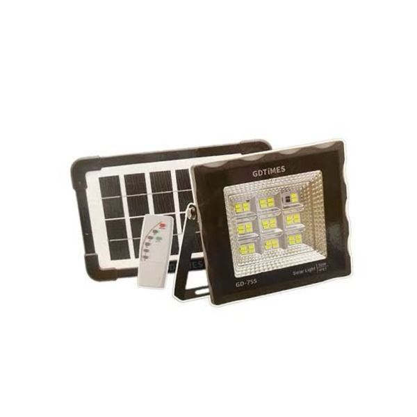 GD-755 50W Solar Flood Lights - Solar Panel and Remote