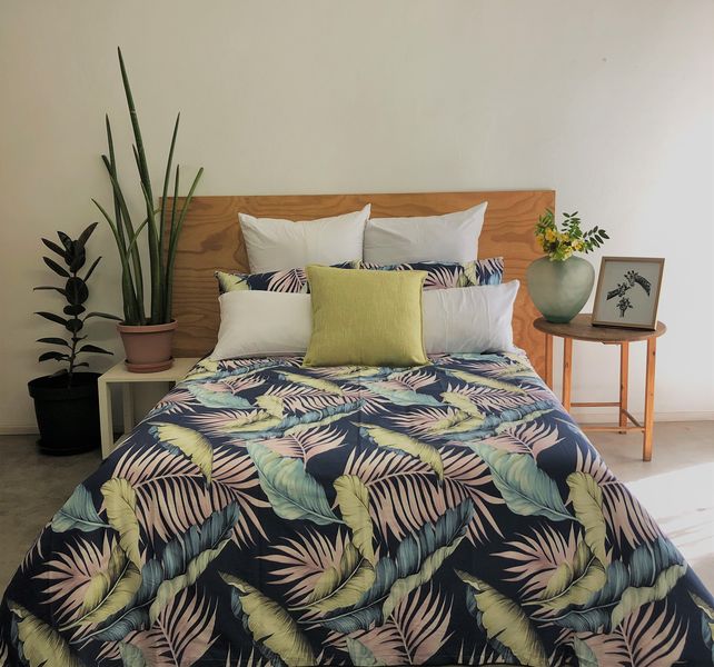 Whiteheads Botanical printed 100% cotton Duvet Cover set