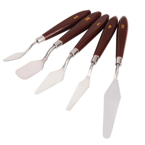 Stainless Steel Palette Knife Set : 5 Piece