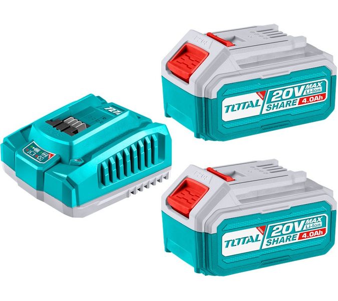 Total Tools P20S 20V Lithium-Ion Battery and Charger Kit
