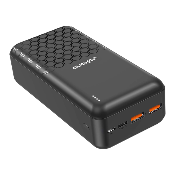 Volkano Remus 30000mAh Certified Fast Charging PD Power Bank - Black