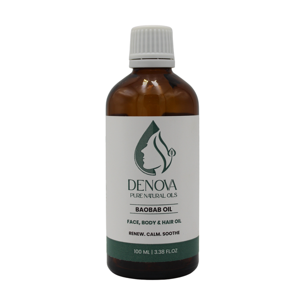 Denova Pure Natural Skin and Hair Oil - Baobab Oil 100ml