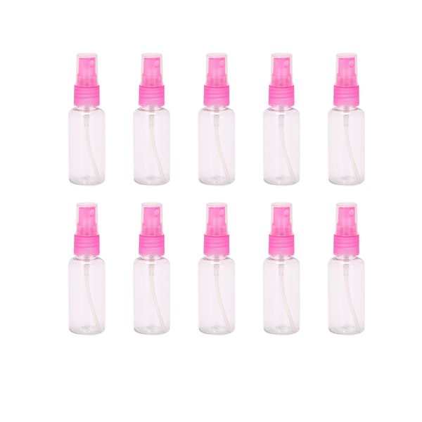 10 Empty Cosmetics Transparent Atomizer Liquid Spray Bottle 30ml
